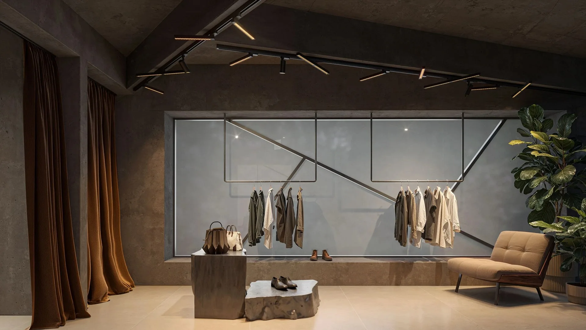 Magnetic track systems in ceiling lighting