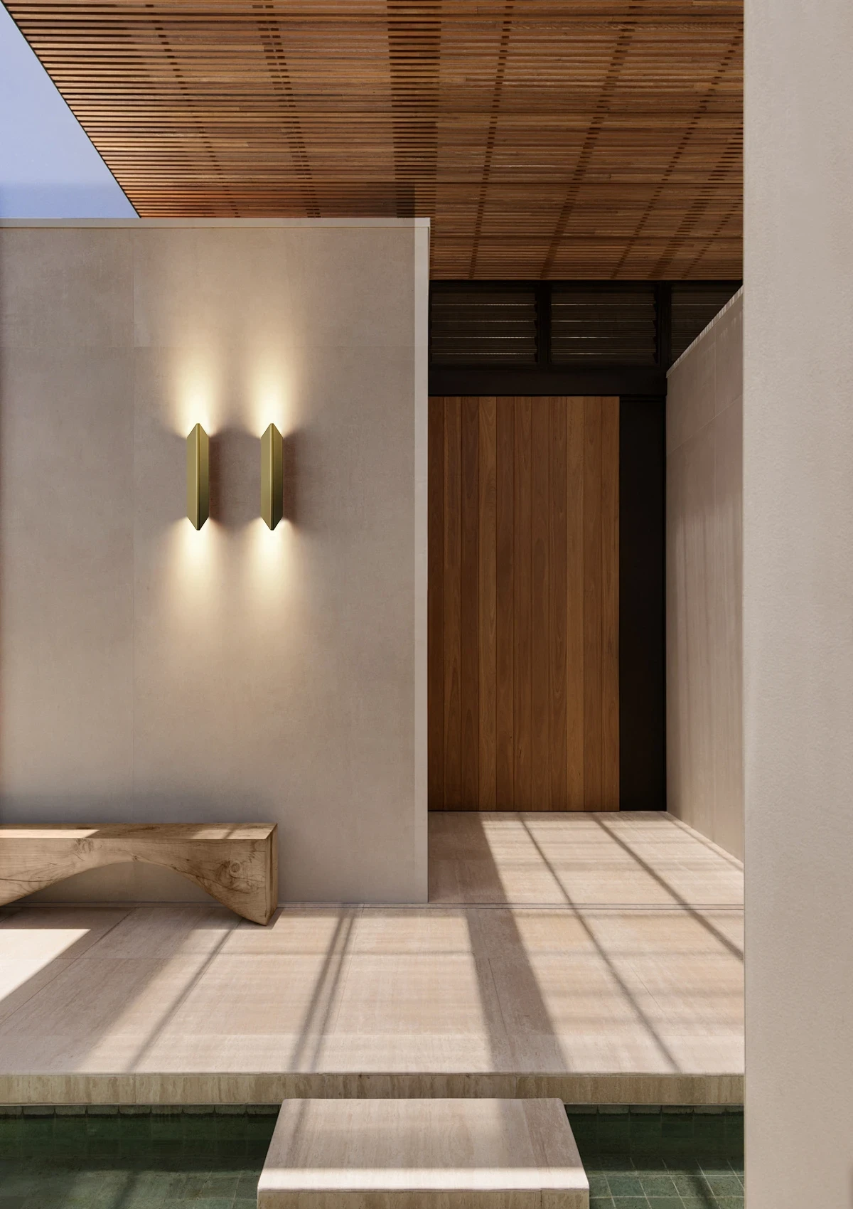 Brass Arden Wall Light (QN 38268-382) — view 3