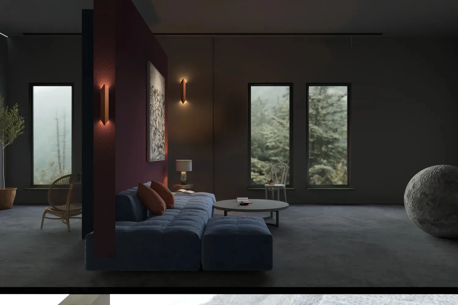 Bronze Arden Wall Light (QN 38269-383) — view 3