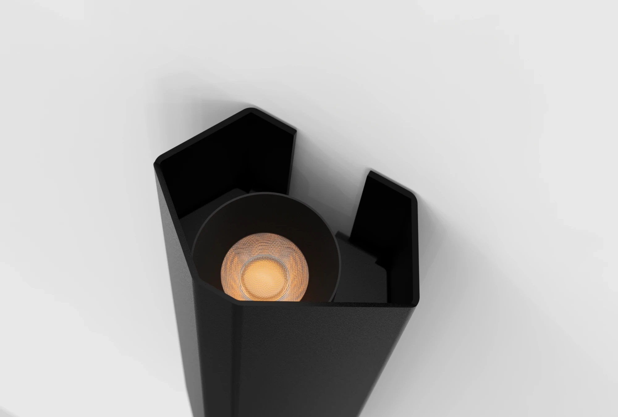 Black Arden Wall Light (QN 38262-380) — view 6