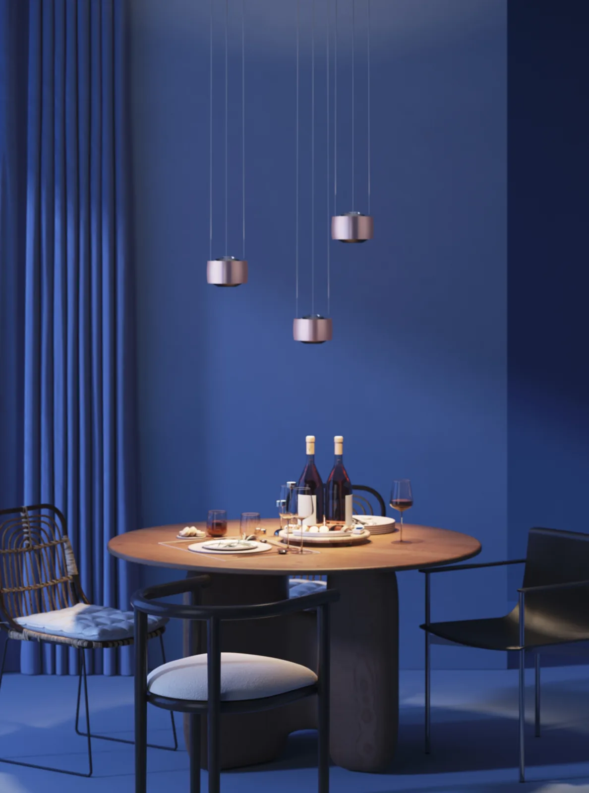 Silver Aura Pendant Light (QN 34187-100) — view 3