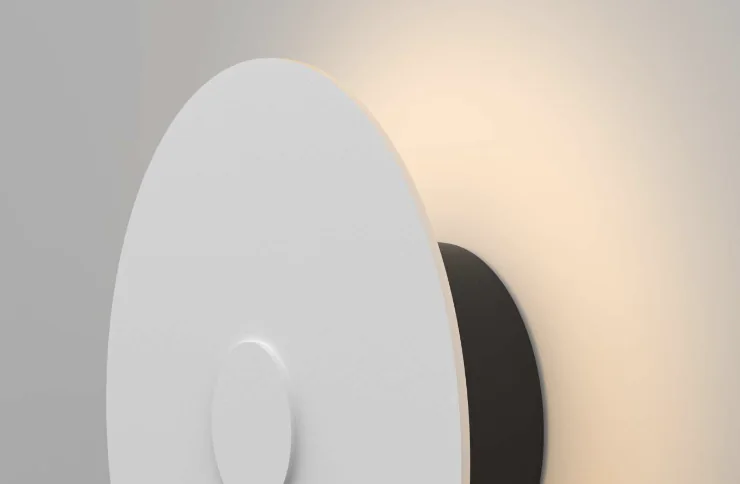 White Metal Wall Light (QN 38131-035) — view 3