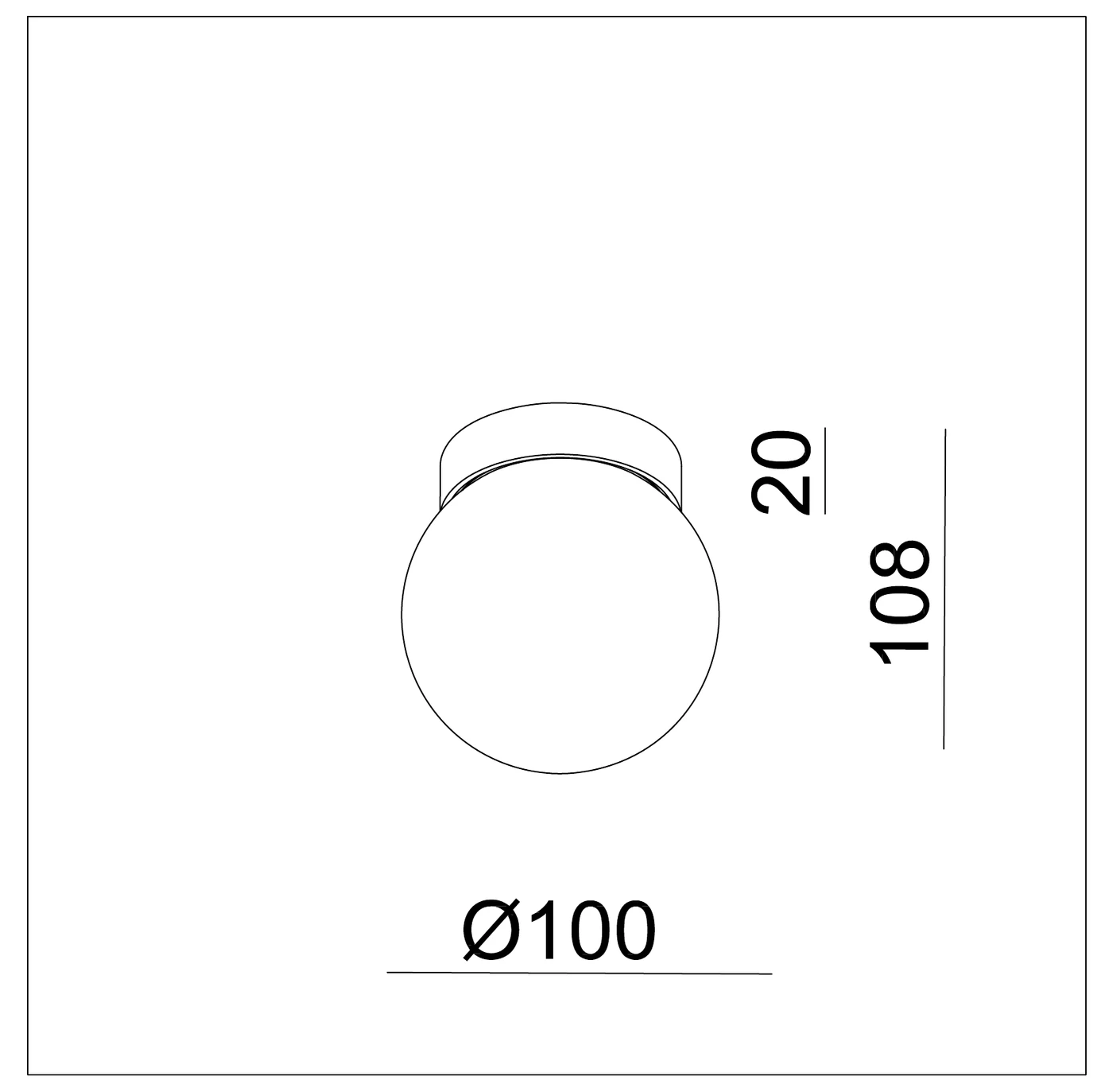 Gold Luna Wall Light (QN 38278-384) — view 3