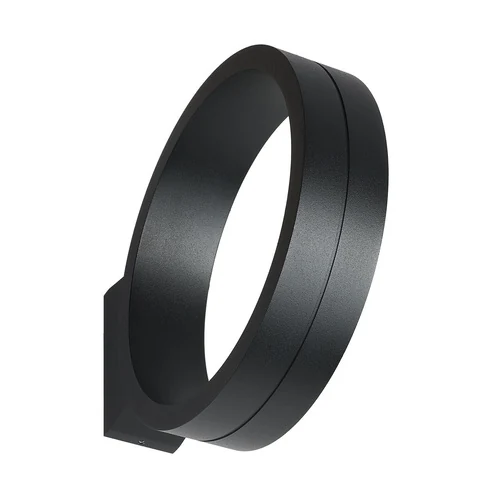 Black Bezel Outdoor Wall Light — Sandy Black — Bezel series · Ring wall light