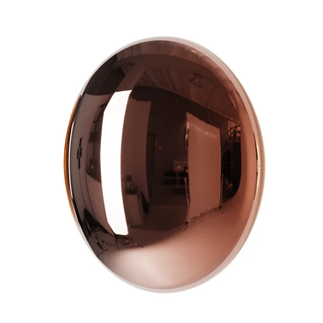 Copper Cabochon Wall Light — Copper — Cabochon series · Mirror disc
