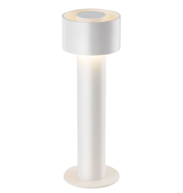 White Capstan Table Lamp — Sandy White — Capstan serisi · Taşınabilir sütun lamba