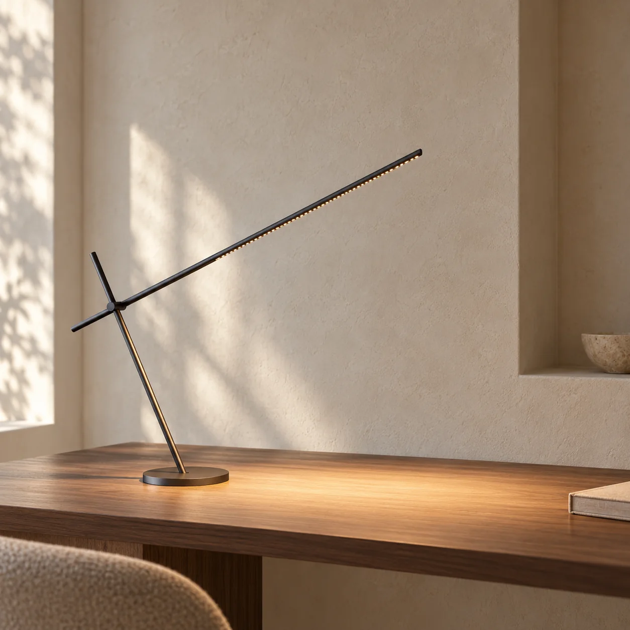 Graphite Crane Table Lamp (QN 42014-164) — view 2