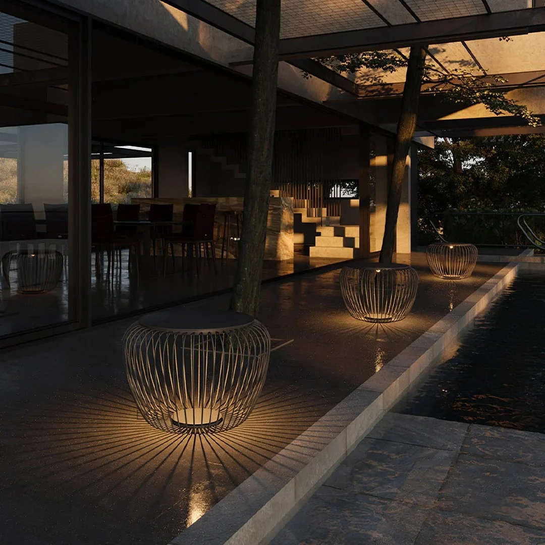 Black Creel Garden Lantern (QN 26353-450) — view 2