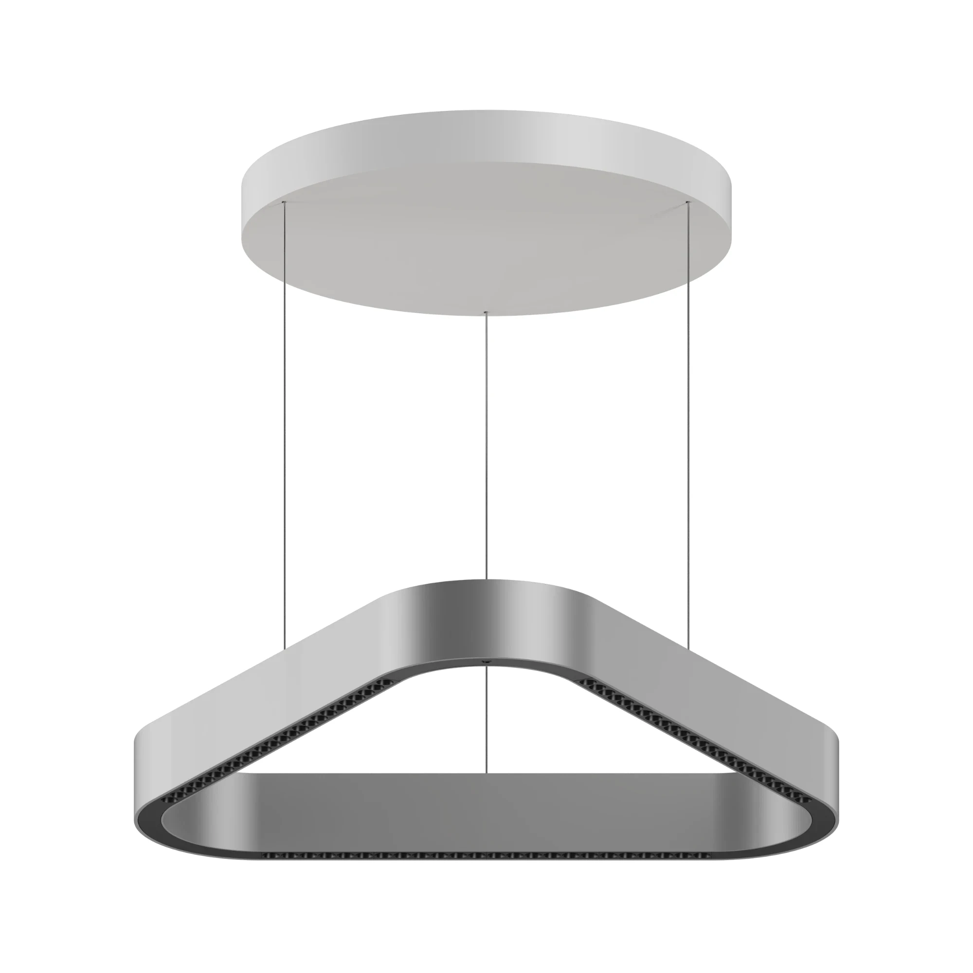 Silver Delta Ring Pendant — Silver — Delta series · Triangular pendant