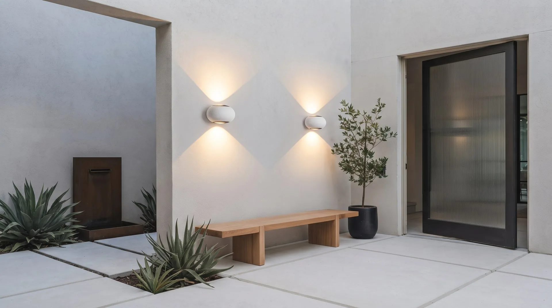 White Dome Outdoor Wall Light (QN 26181-408) — view 5