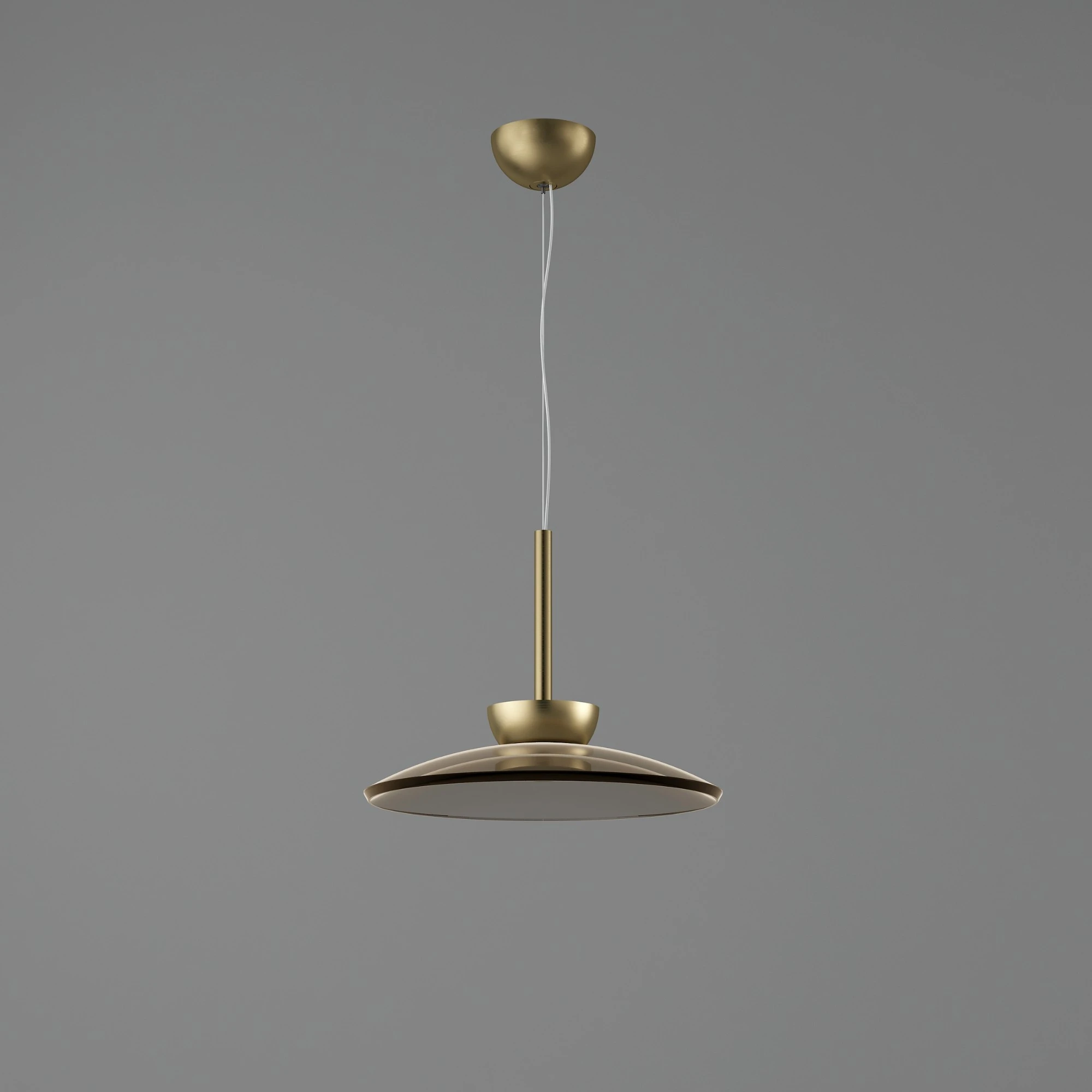 Brass Eclipse Disc Pendant — Eclipse series · Disc pendant — Brass