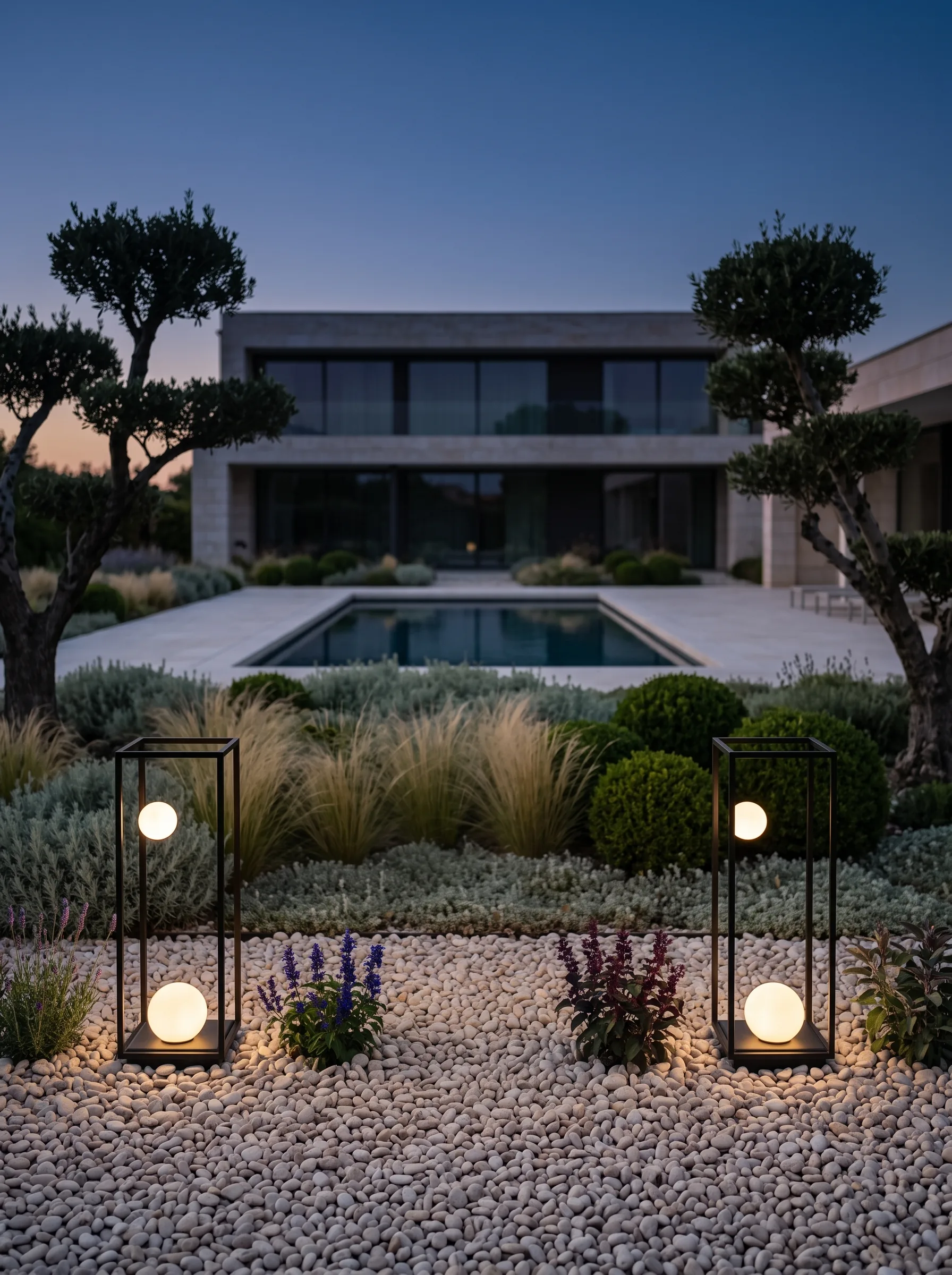 Black Frame Garden Lantern (QN 26293-432) — view 3