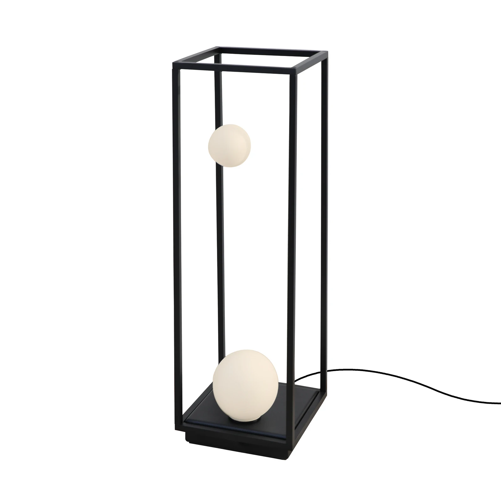 Black Frame Garden Lantern — Sandy Black — Frame series · Outdoor lantern