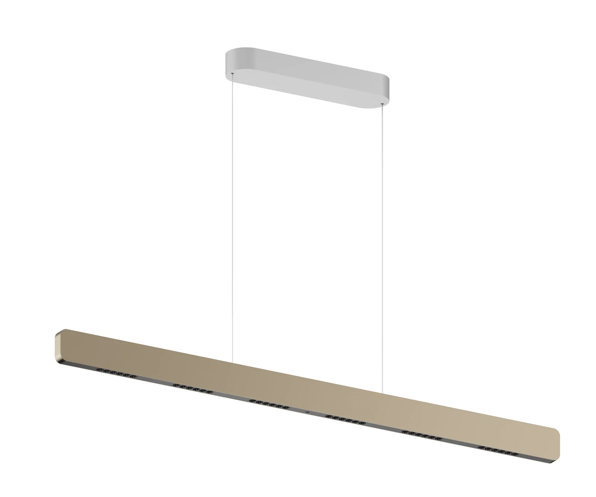 Champagne Gold Linea Bar Pendant — Linea series · Up/down bar — Champagne Gold