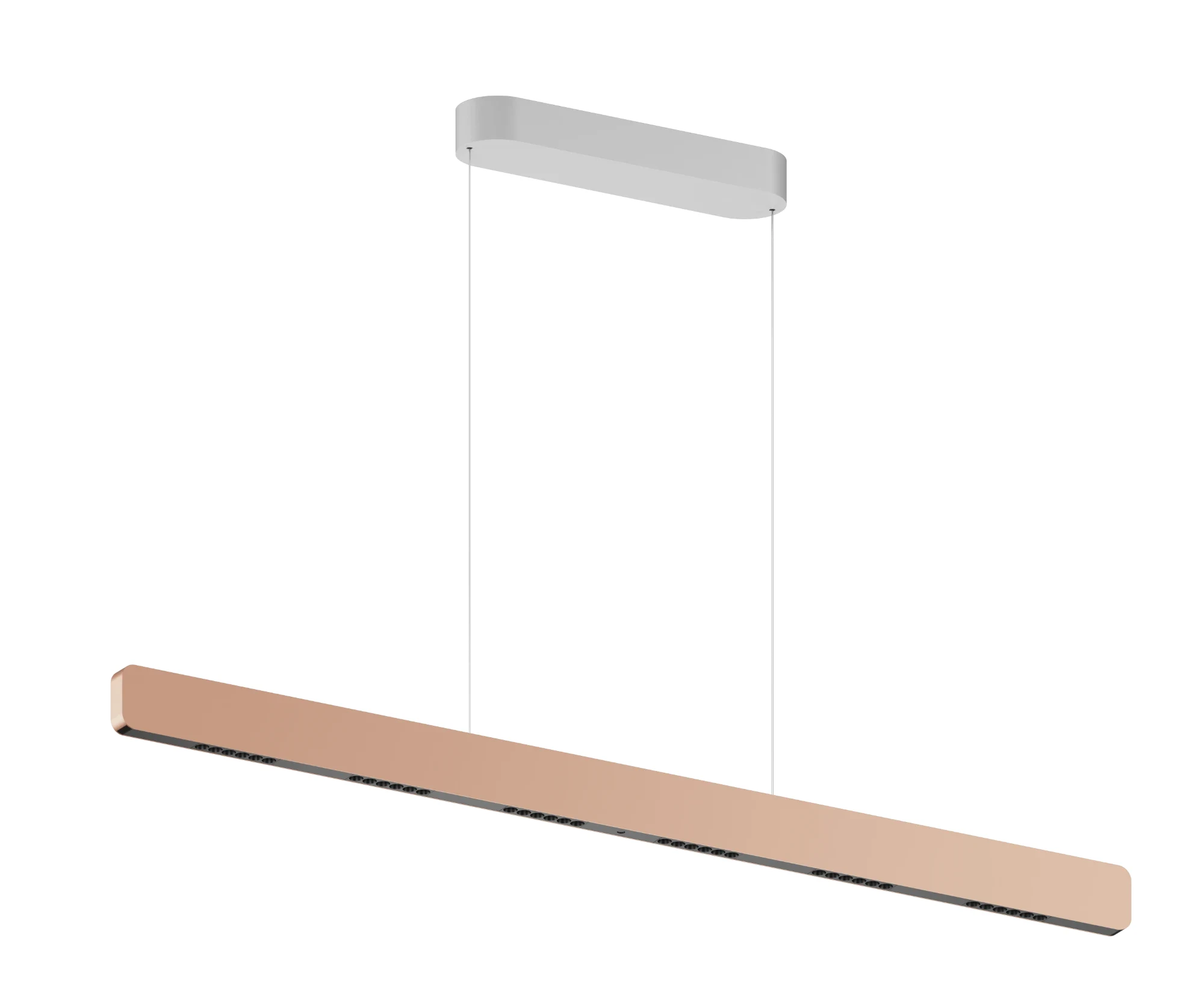 Rose Gold Linea Bar Pendant — Linea series · Up/down bar — Rose Gold