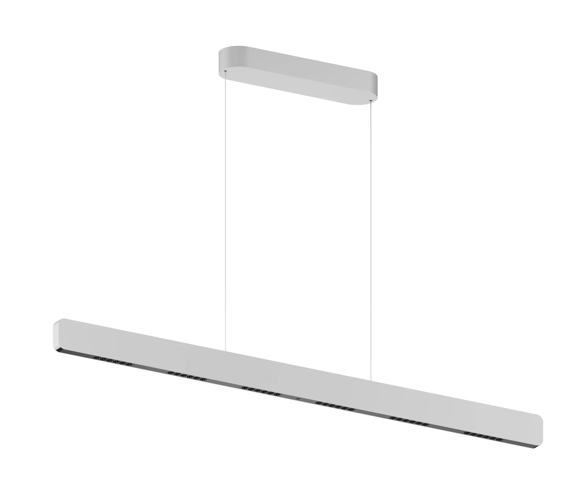 White Linea Bar Pendant — Linea series · Up/down bar — White