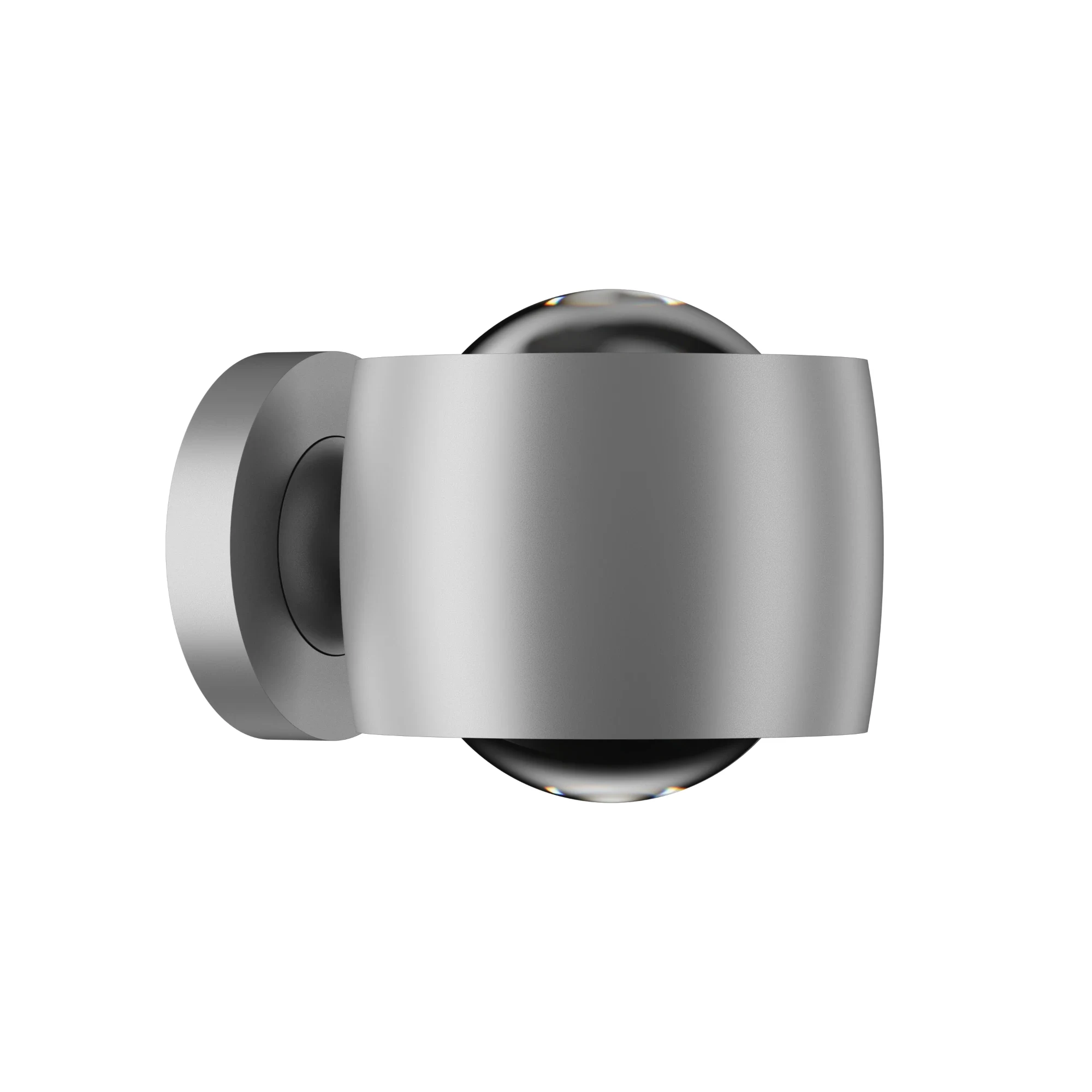Silver Lume Wall Sconce — Silver — Lume series · Up/down wall
