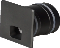 Black Notch Step Light — Matt Black — Notch series · Recessed step light