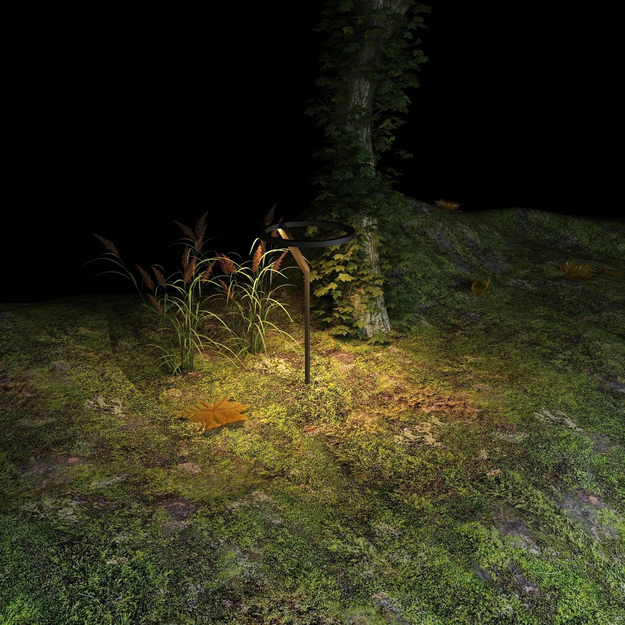 Black Orbit Garden Light (QN 26153-166) — view 3