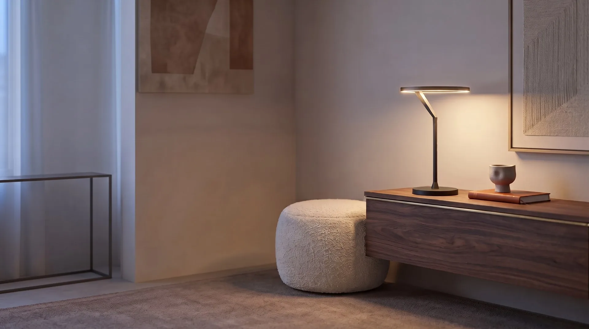 Graphite Orbit Table Lamp (QN 42024-165) — view 2