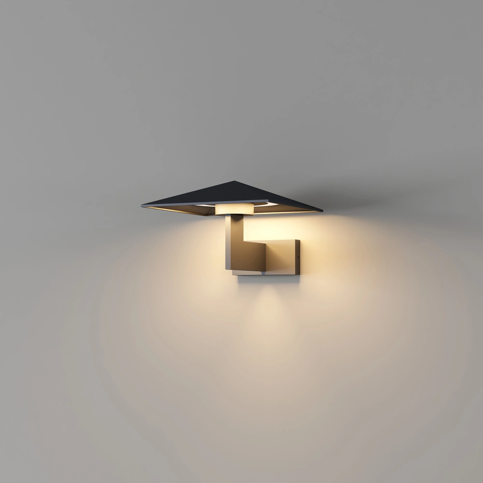 Black Pagoda Wall Sconce — Black — Pagoda series · Wall sconce