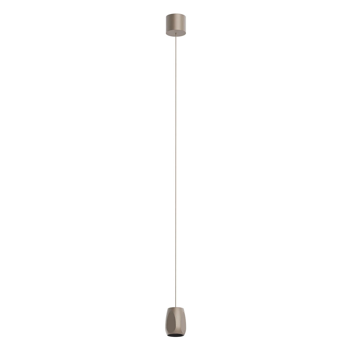 Champagne Petal Pendant Light — سلسلة Petal · معلّق مُسطّح الأوجه — Champagne