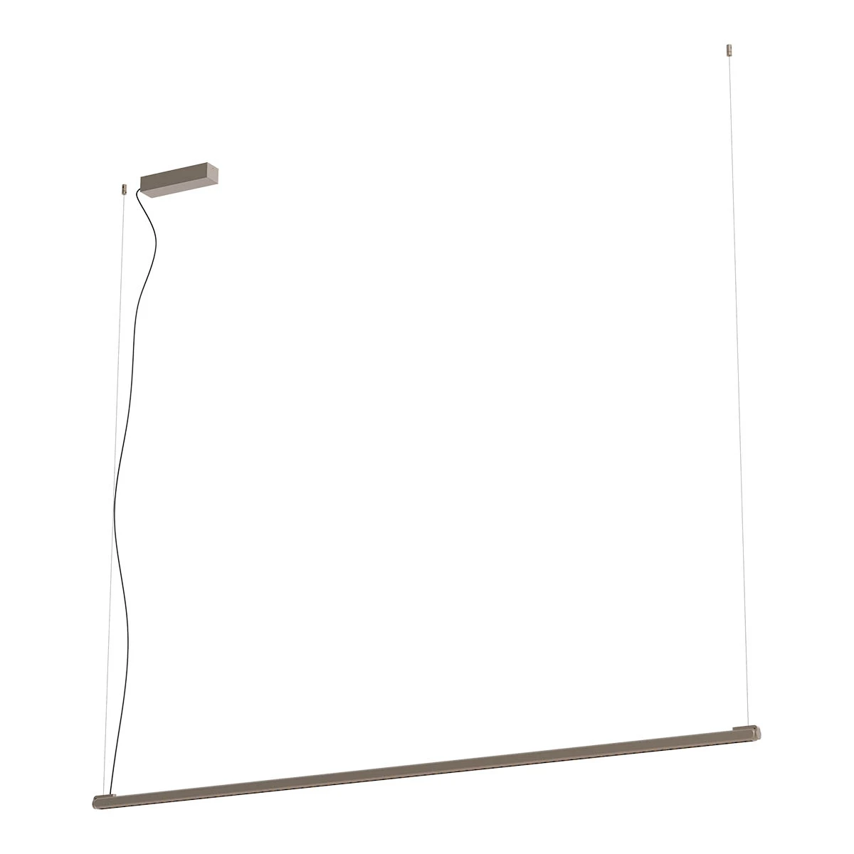 Champagne Petal Linear Pendant — سلسلة Petal · معلّق خطّي — Champagne