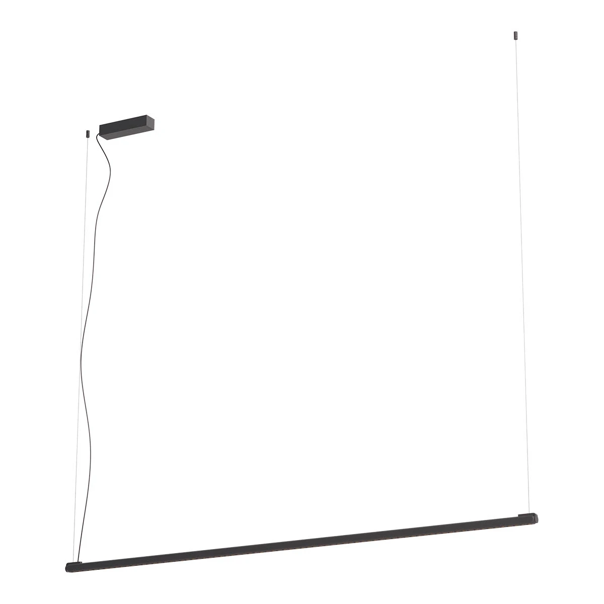 Black Petal Linear Pendant — Petal serisi · Lineer sarkıt — Sandy Black