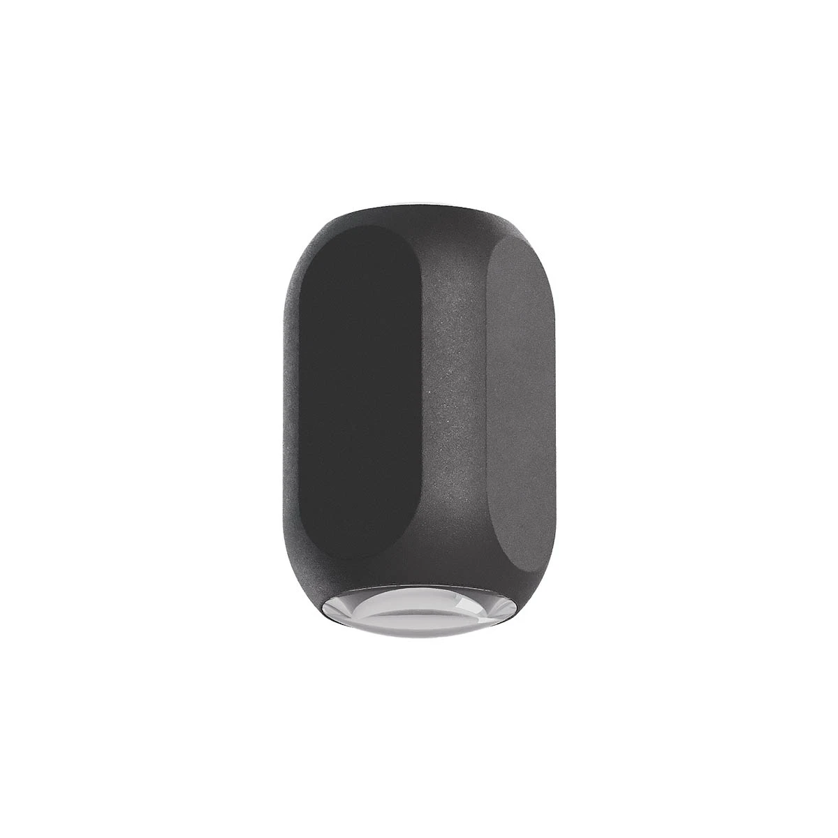 Black Petal Wall Light — Petal series · Faceted wall light — Sandy Black