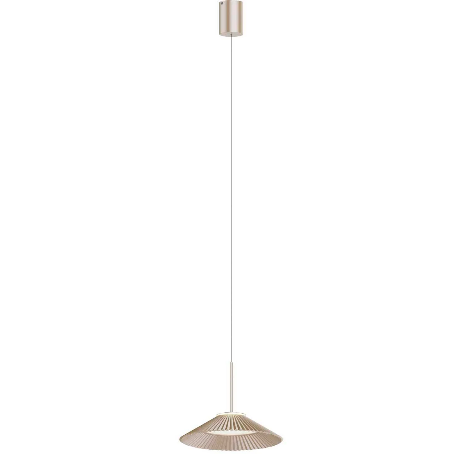 Ivory Plisse Pendant Light — Серия Plisse · Плиссированный подвес — Soft Ivory