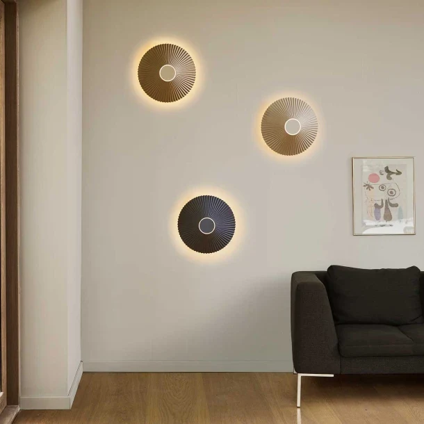 Blue Plisse Wall Light Ø350 (QN 38150-094) — view 4
