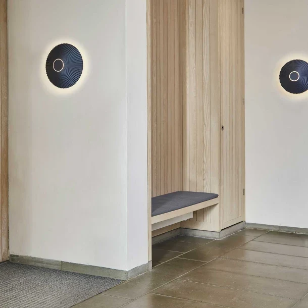 Blue Plisse Wall Light Ø350 (QN 38150-094) — view 3