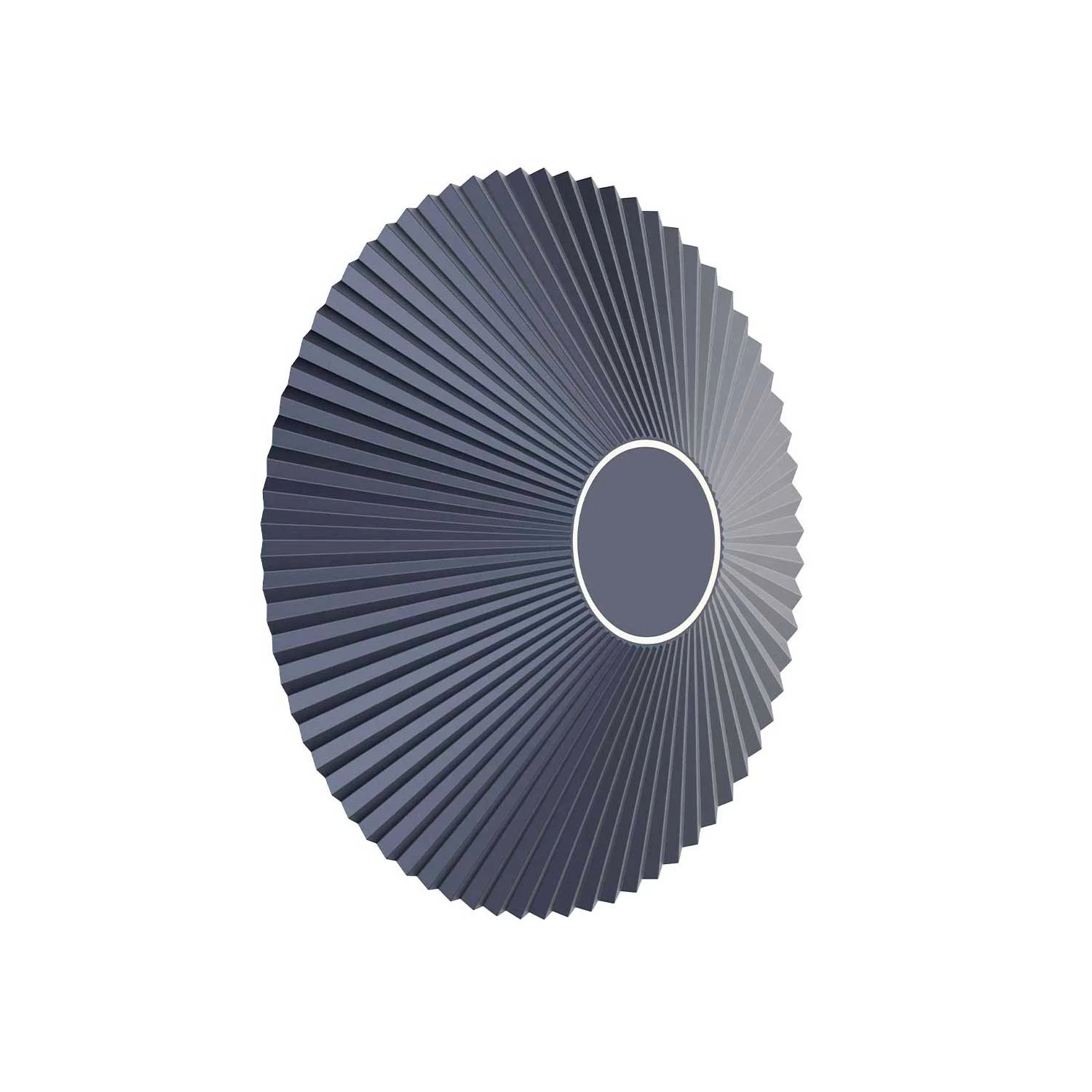 Blue Plisse Wall Light Ø250 — Plisse series · Pleated wall light — Dark Blue