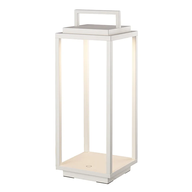 White Porter Table Lamp — Porter serisi · Taşınabilir fener — Sandy White
