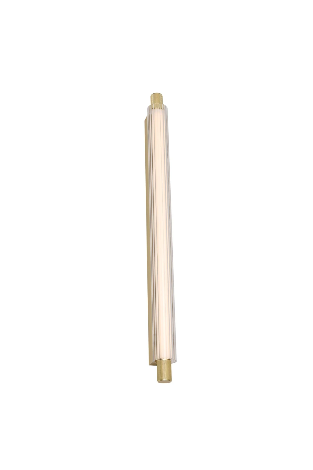 Gold Rill Wall Light — Gold — Rill series · Fluted glass batten
