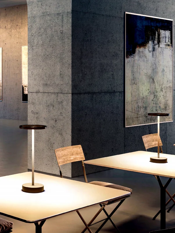 White Signet Table Lamp (QN 42041-455) — view 2