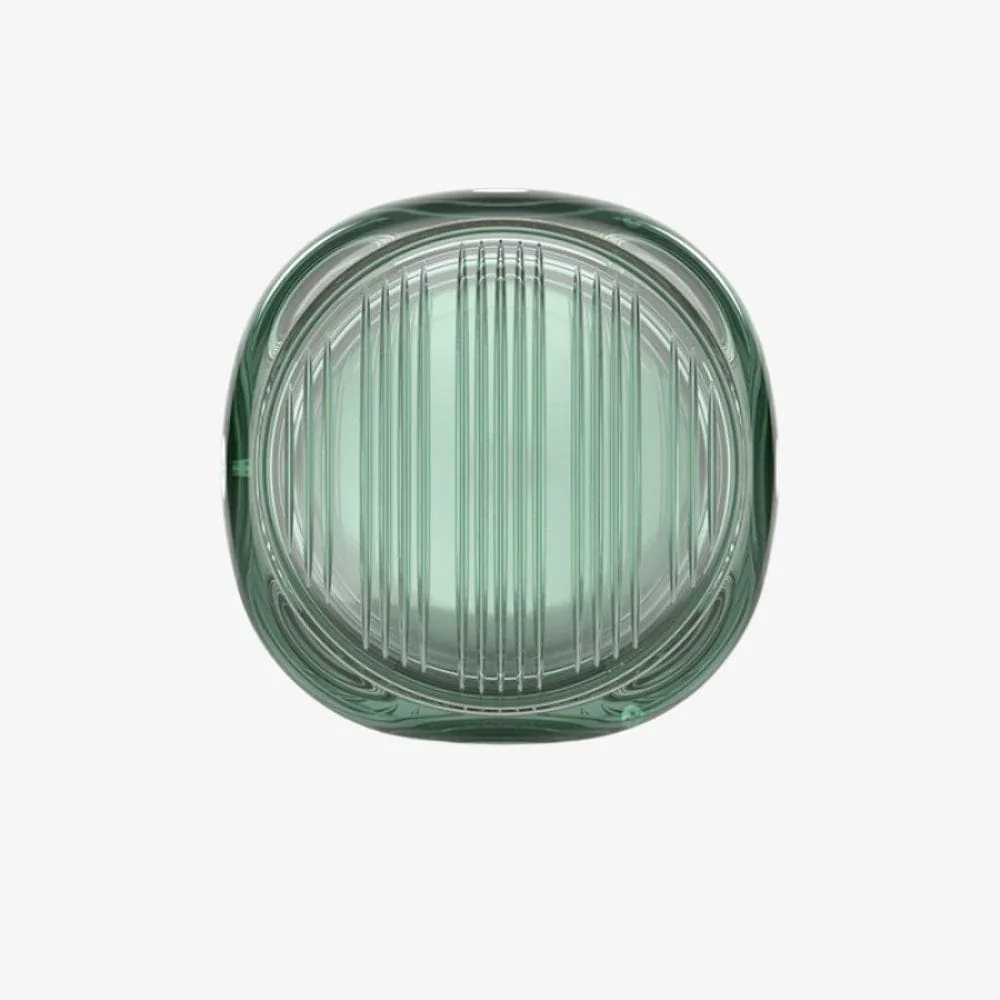 Green Ripple Wall Light — Ripple series · Fluted glass — Green