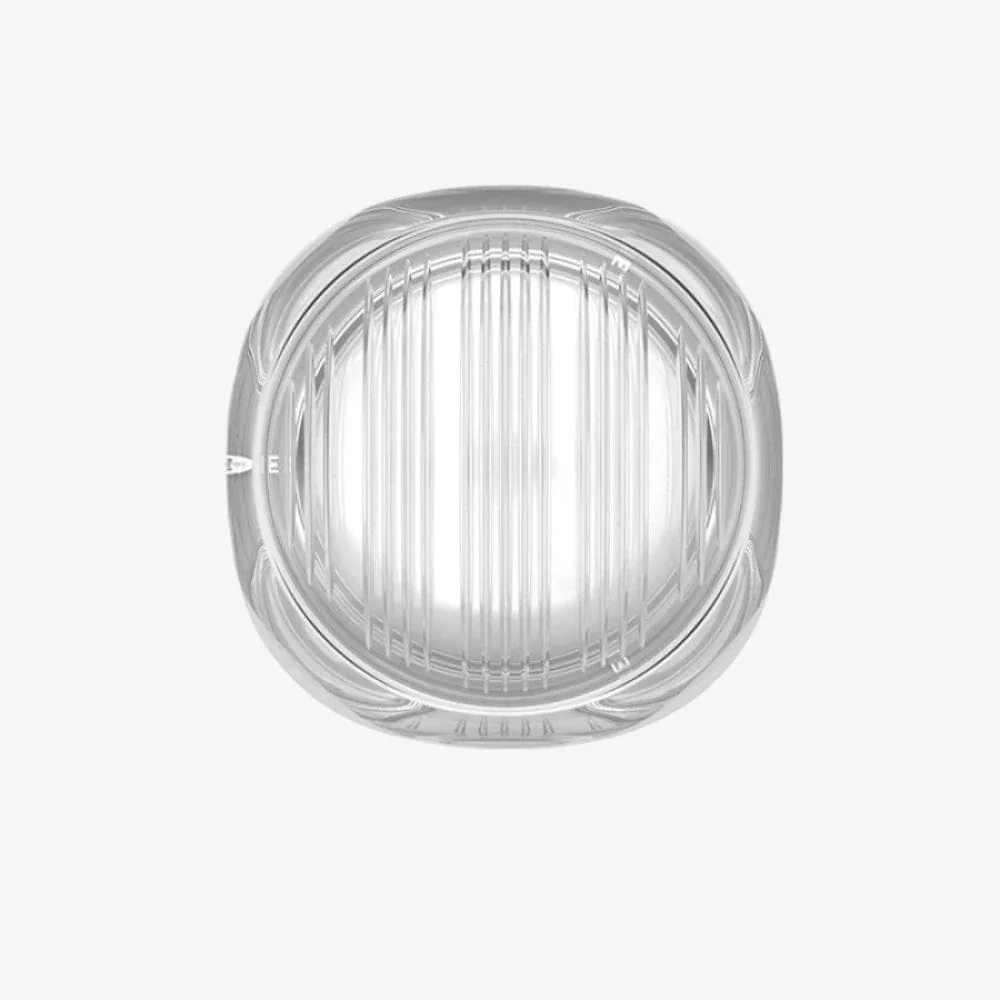 White Ripple Wall Light — Ripple series · Fluted glass — White