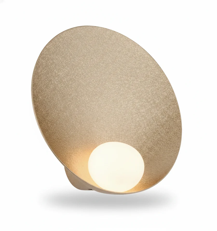 Gold Seashell Wall Light — Gold — Seashell serisi · Disk aplik