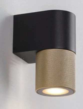 Gold Tandem Single Wall Light — Gold — Tandem series · Up/down wall cylinder