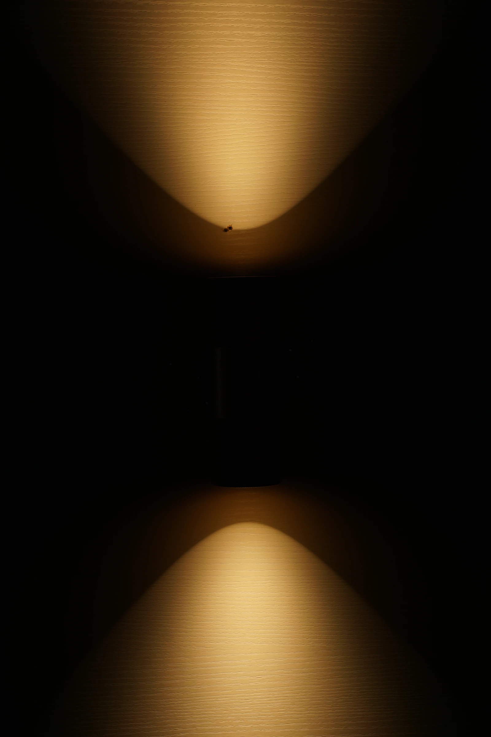 Black Tandem Twin Wall Light (QN 38322-395) — view 4