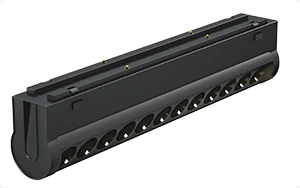 Trace Grille 23 12W — Trace series · 48V magnetic track — Sandy White, Sandy Black