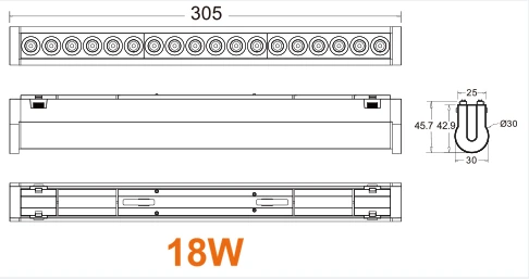 Trace Grille 23 18W (QV 15200-257) — view 2