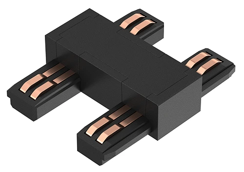 Trace Straight Connector — Sandy White — Trace series · 48V magnetic track