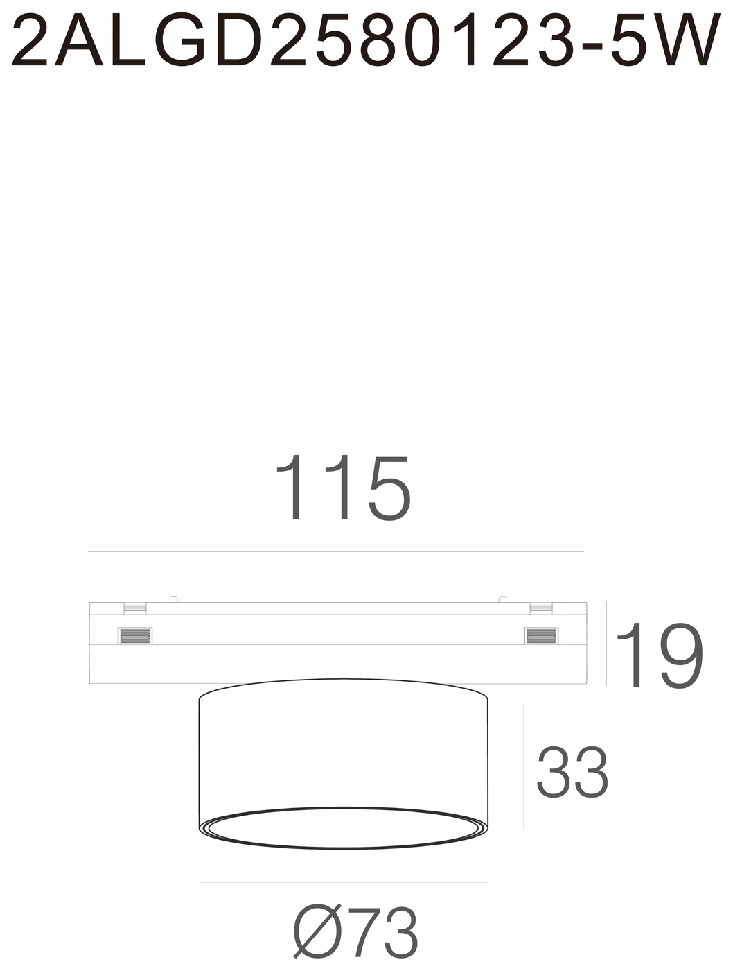 Trace Downlight 123 5W (QV 15200-343) — view 5