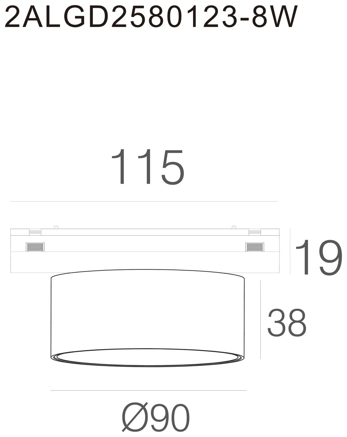 Trace Downlight 123 8W (QV 15200-345) — view 5