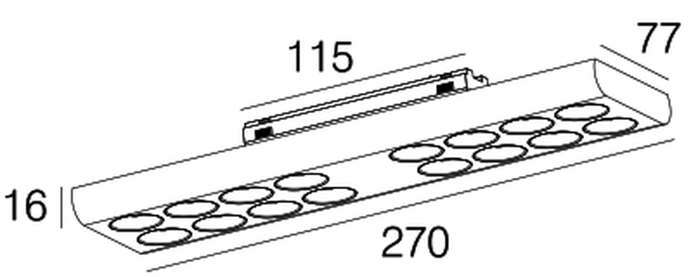 Trace Grille 107 16W (QV 15200-353) — view 3