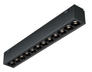 Trace Grille 21 12W — Trace series · 48V magnetic track — Sandy White, Sandy Black