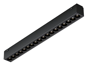 Trace Grille 21 18W — Trace series · 48V magnetic track — Sandy White, Sandy Black