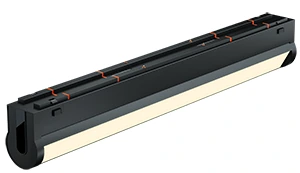 Trace Linear 22 12W — Trace series · 48V magnetic track — Sandy White, Sandy Black
